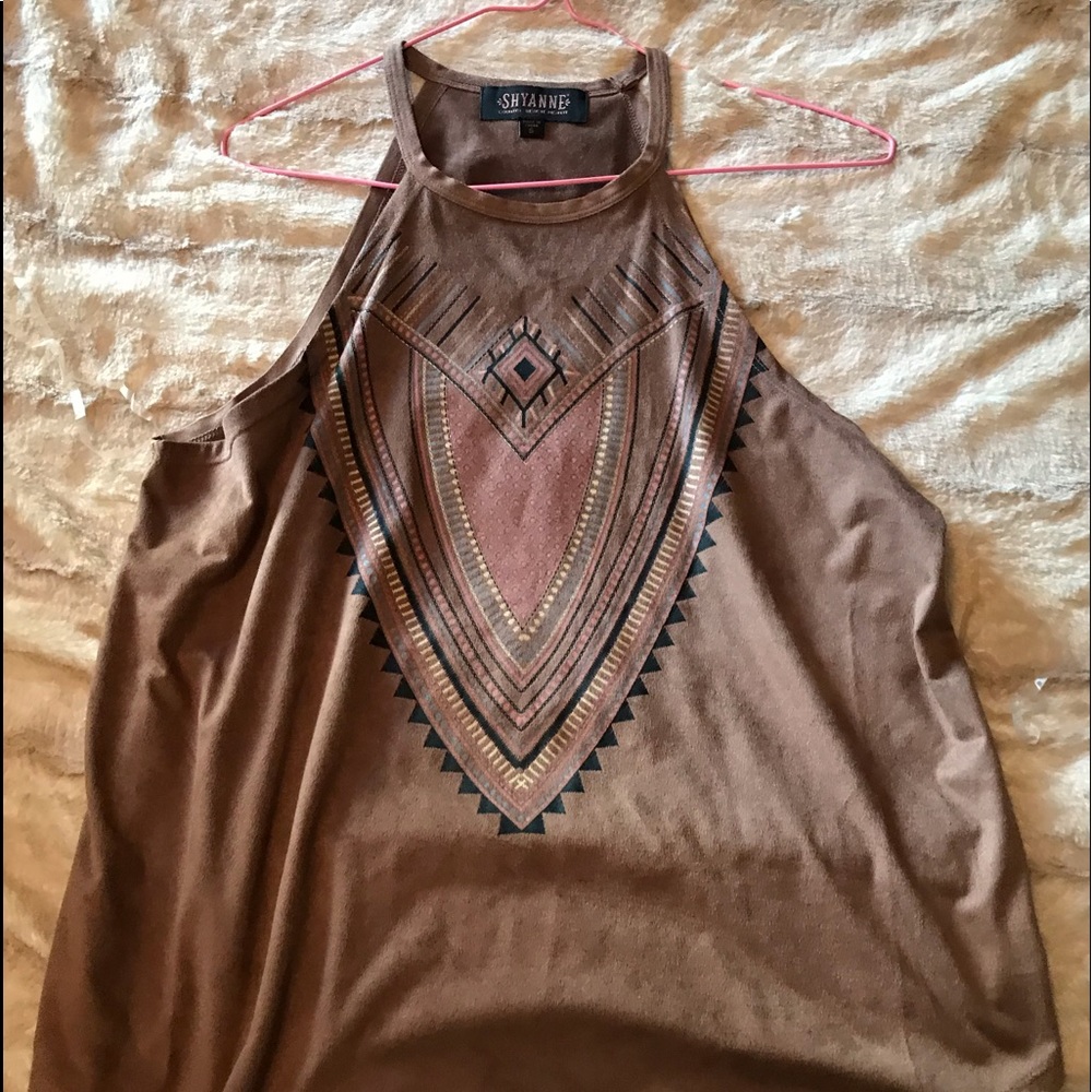 Brown Aztec Tank